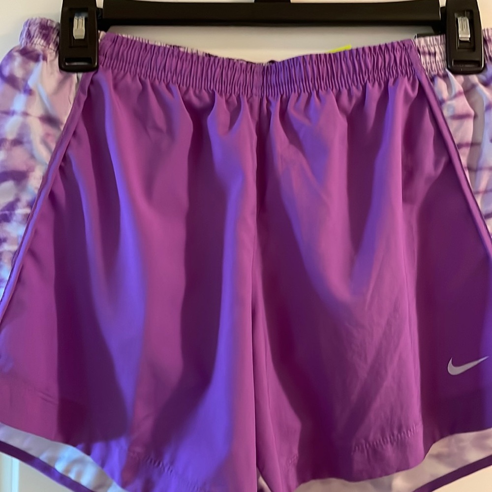 NWT Girls Nike Purple Dri-Fit Running Shorts size XL